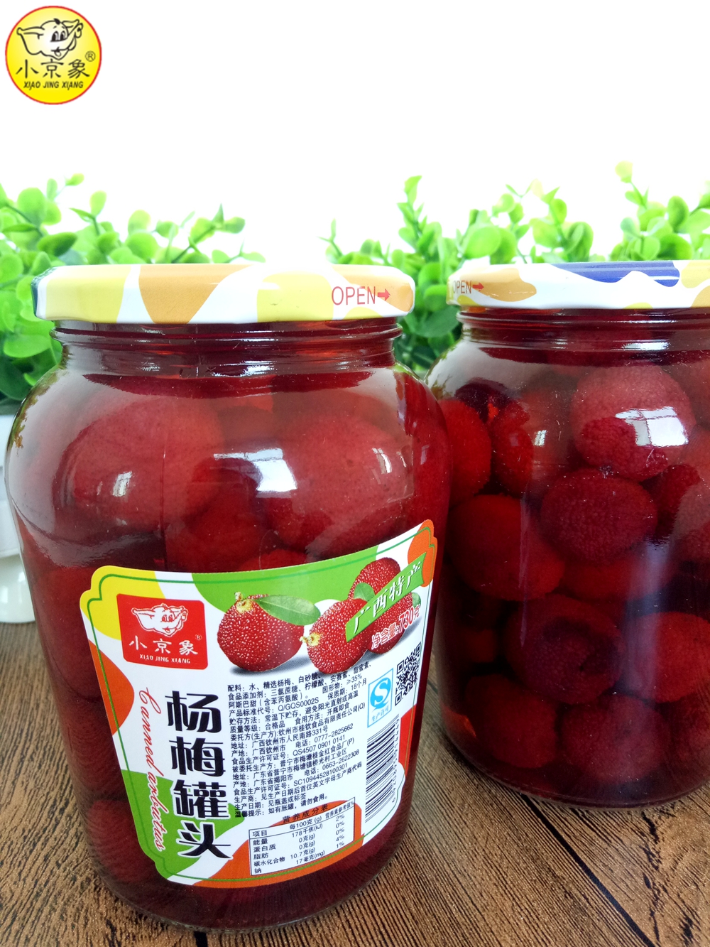 730g 楊梅罐頭