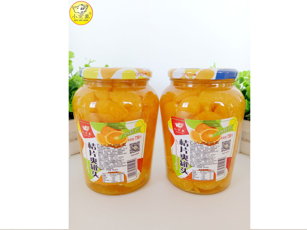 730g 蜜桔罐頭（壇子）