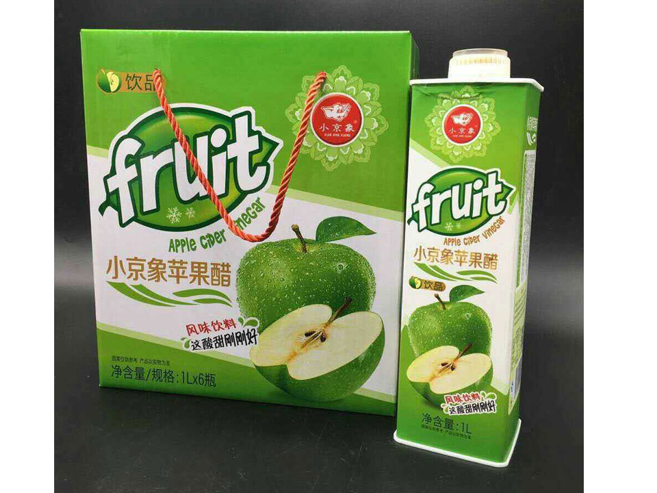 1LX6瓶小京象蘋果醋飲料