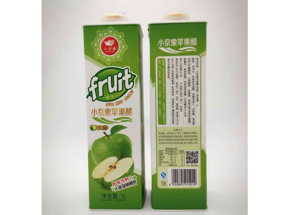 1L小京象蘋果醋飲料